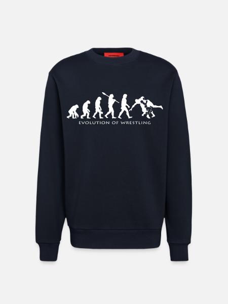 Wrestling - Sweatshirt - made by SPREAD - DARK NAVY