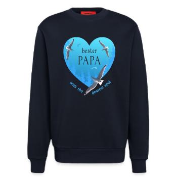 bester Papa - Sweatshirt - made by SPREAD  - DARK NAVY - Vorne