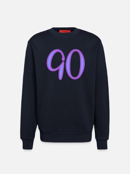 90 - Sweatshirt - made by SPREAD  - DARK NAVY