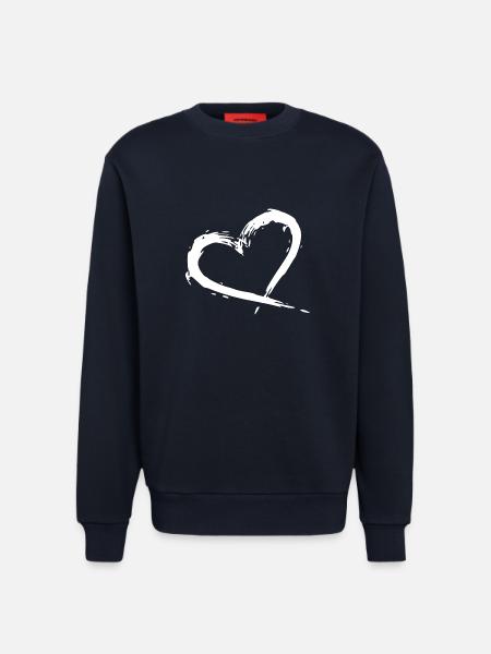 herz - Sweatshirt - made by SPREAD - DARK NAVY