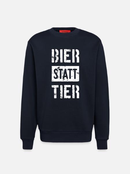 BIER STATT TIER - Sweatshirt - made by SPREAD - DARK NAVY