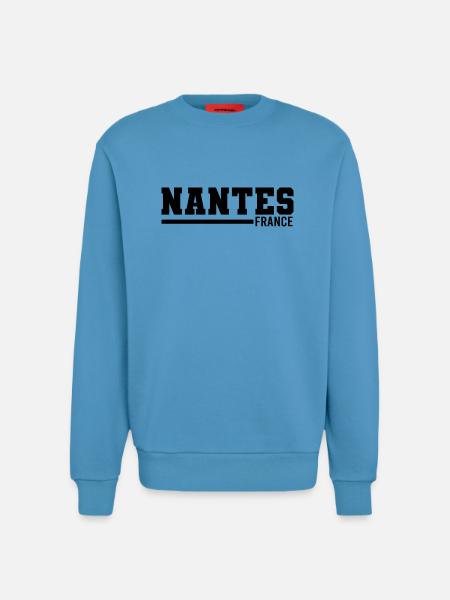 Nantes | France - Sweatshirt - made by SPREAD - Sol Blue