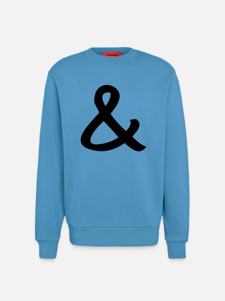 esperluette - Sweat bio décontracté fabriqué en UE - Sol Blue