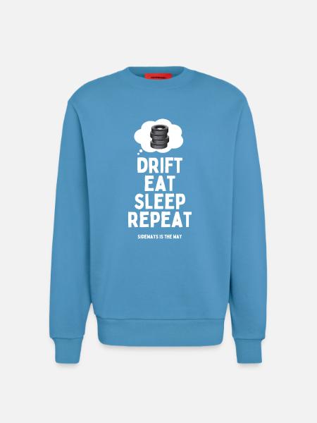 Drift Eat Sleep Repeat - Sweatshirt - made by SPREAD - Sol Blue