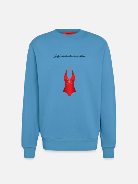 La piscine 1 - Sweat bio décontracté fabriqué en UE - Sol Blue