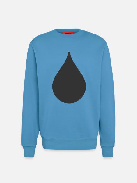 Drop Shape Logo Symbol - Sweatshirt - made by SPREAD - Sol Blue