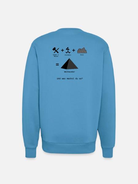Weltwunder - Sweatshirt - made by SPREAD - Sol Blue