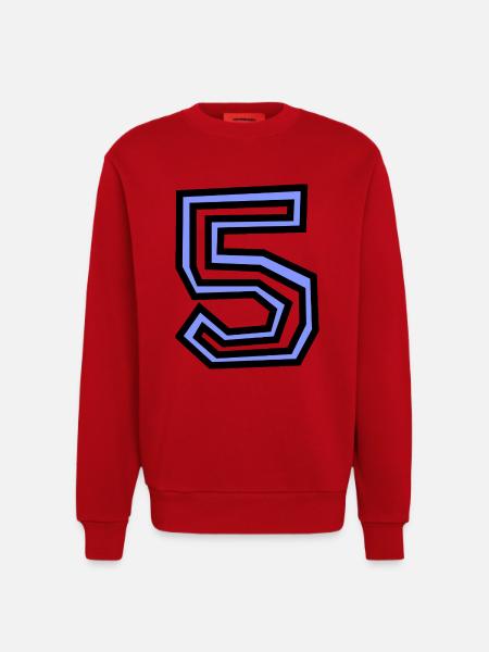 5. 5 YEARS - Sweatshirt - made by SPREAD  - red