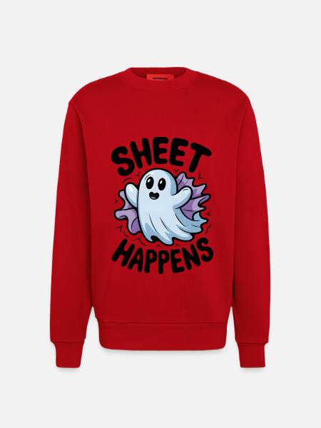 Blatt passiert - Sweatshirt - made by SPREAD - Rot