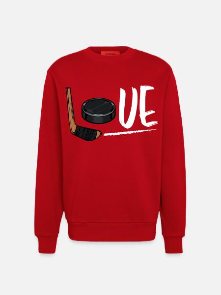 ice Hockey - Sweatshirt - made by SPREAD  - red