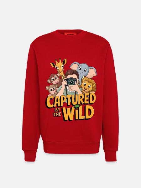 Captured By The Wild - Sweatshirt - made by SPREAD - red