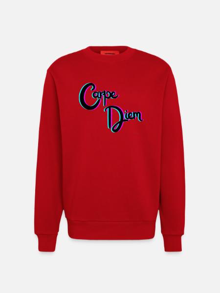 Carpe Diem - Sweatshirt - made by SPREAD - red