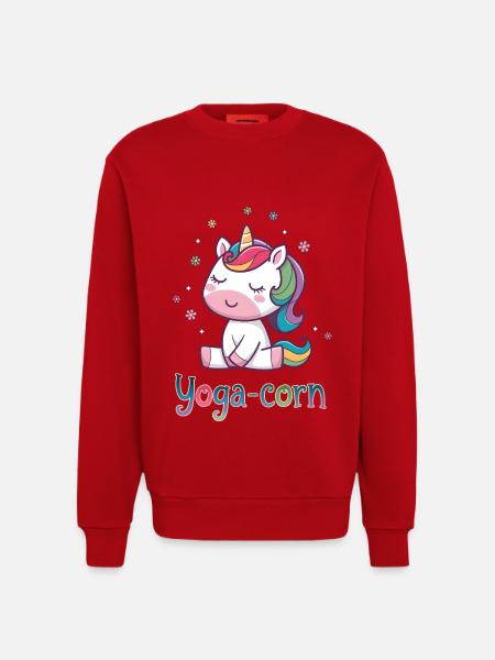 Yoga-Mais - Sweatshirt - made by SPREAD - Rot