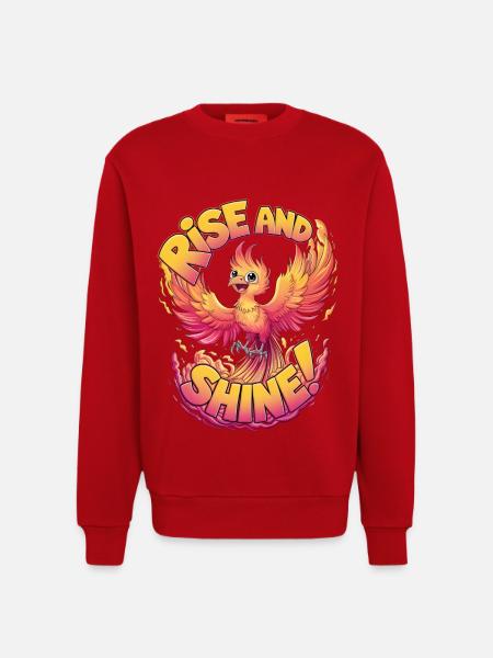 Raus aus den Federn - Sweatshirt - made by SPREAD  - Rot