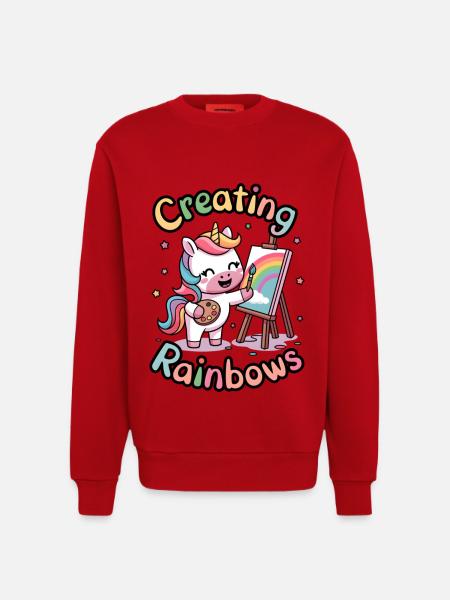 Creating Rainbows - Sweatshirt - made by SPREAD  - red