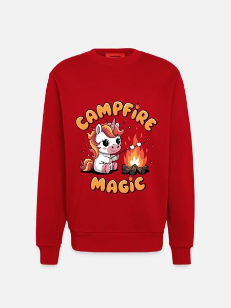 Campfire Magic - Sweatshirt - made by SPREAD - red
