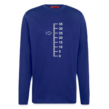 25 Jahre alt 25 Geburtstag - Langarmshirt - made by SPREAD  - Iconic Blue - Vorne