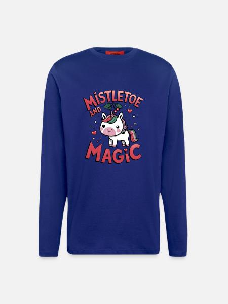 Mistletoe And Magic - Longsleeve - made by SPREAD  - Iconic Blue