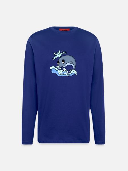 whale - Longsleeve - made by SPREAD - Iconic Blue