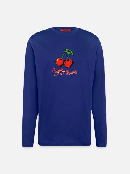 Kirsch-Mädchen - Langarmshirt - made by SPREAD  - Iconic Blue