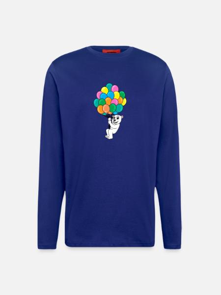 Polar bear balloon - Longsleeve - made by SPREAD - Iconic Blue