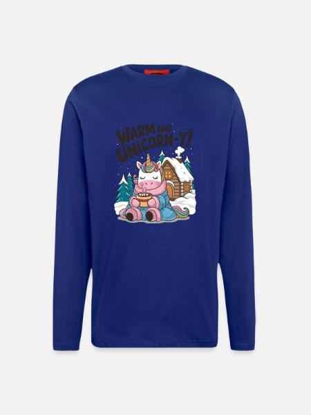 Warm And Unicorn-y! - Longsleeve - made by SPREAD - Iconic Blue