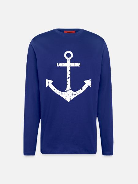 anchor - Longsleeve - made by SPREAD - DARK NAVY