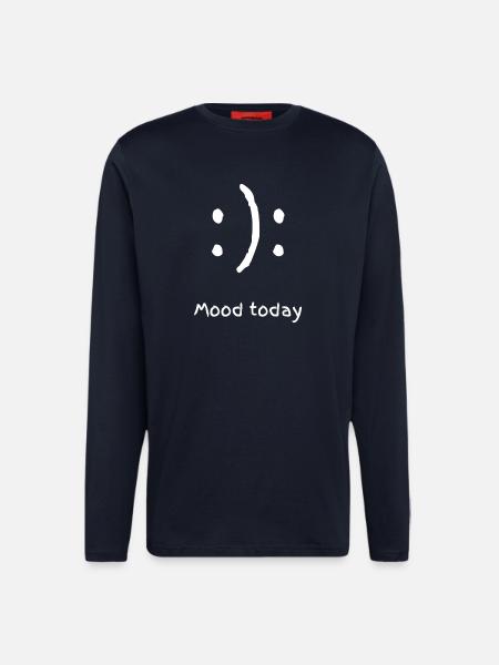 mood today - Longsleeve - made by SPREAD  - DARK NAVY