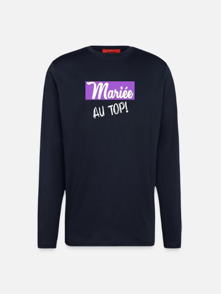 Bachelorette party. WEDDING - Longsleeve - made by SPREAD  - DARK NAVY