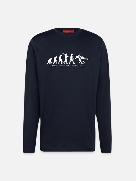 Wrestling - Longsleeve - made by SPREAD - DARK NAVY