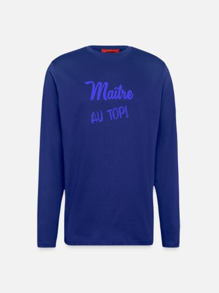 MASTER. MASTER. HUMOR - Longsleeve - made by SPREAD  - DARK NAVY