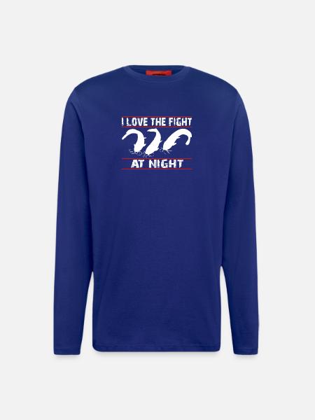 I fish catfish - catfish angler - Longsleeve - made by SPREAD - DARK NAVY