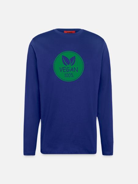 vegan 100% - Langarmshirt - made by SPREAD - DARK NAVY