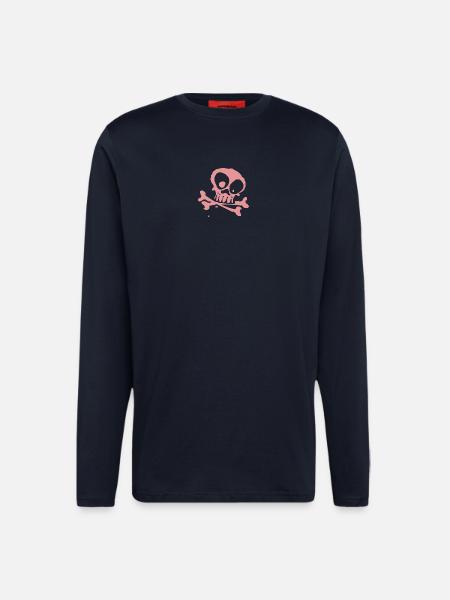 bone - Langarmshirt - made by SPREAD - DARK NAVY