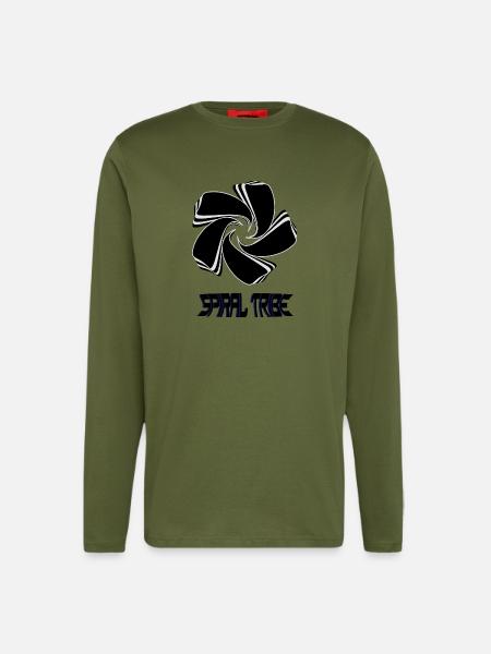 Spiral Tribe - Longsleeve - made by SPREAD - MOSS GREEN