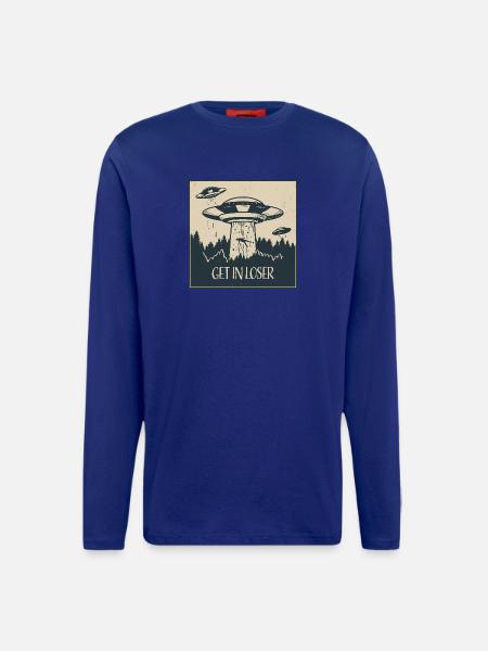 Extraterrestrial UFO Funny Space Gift - Longsleeve - made by SPREAD  - MOSS GREEN