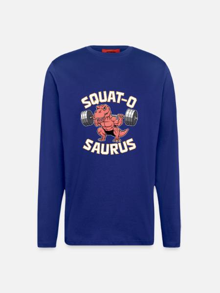 Squat-O Saurus - Longsleeve - made by SPREAD  - MOSS GREEN