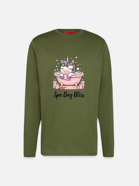 Spa Day Bliss. - Longsleeve - made by SPREAD - MOSS GREEN