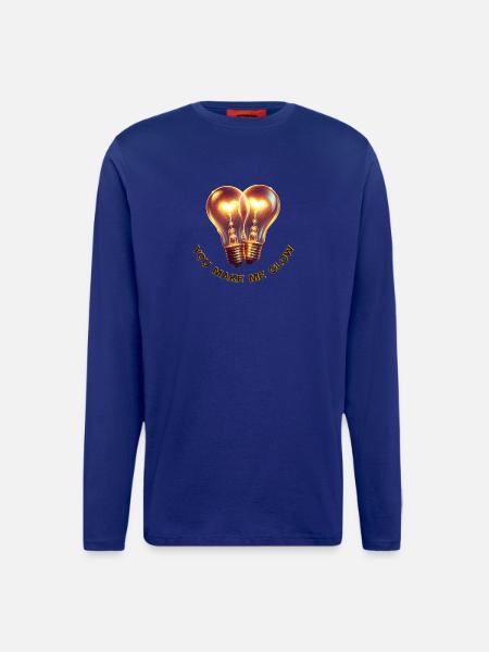 You Make Me Glow - Longsleeve - made by SPREAD - MOSS GREEN