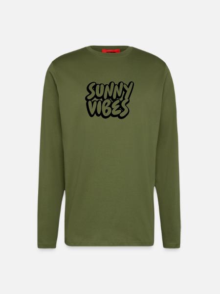 SUNNY VIBES - Longsleeve - made by SPREAD  - MOSS GREEN