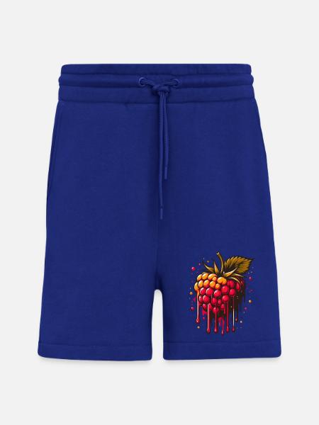 Two-tone dripping raspberry - Shorts - made by SPREAD - Iconic Blue