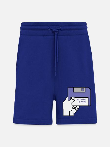 Banc de travail - Short bio décontracté fabriqué en UE - Iconic Blue