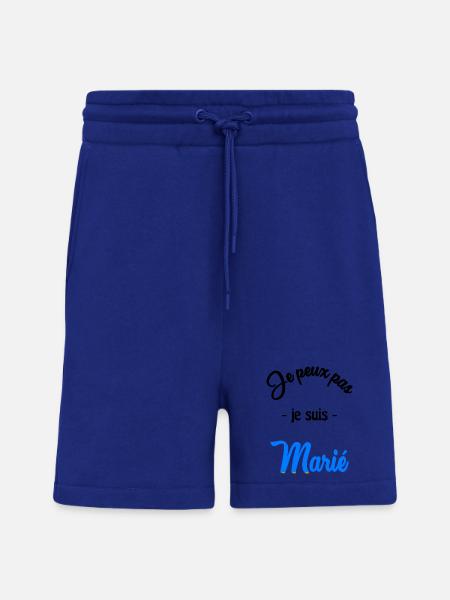 JE PEUX PAS. MARIE - Short bio décontracté fabriqué en UE - Iconic Blue