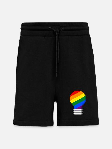 Gay Pride - Shorts - made by SPREAD - SOLID BLACK