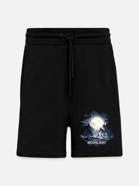 Under The Moonlight - Shorts - made by SPREAD - SOLID BLACK