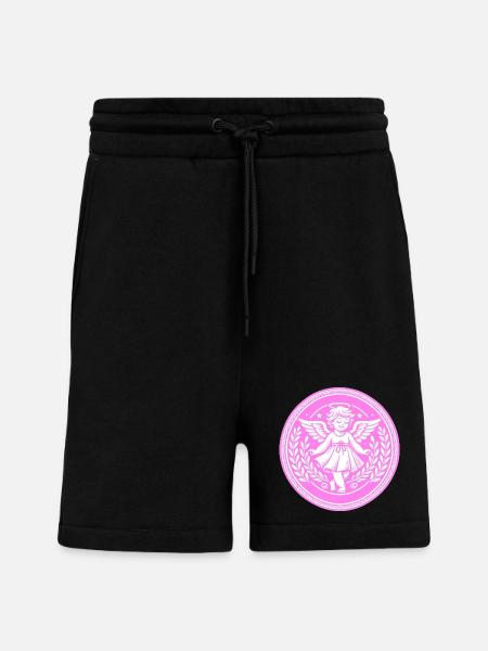 Schutzengel Logo - Shorts - made by SPREAD - SOLID BLACK