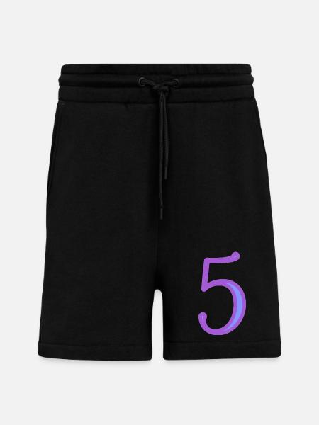 5. CINQ - Short bio décontracté fabriqué en UE - SOLID BLACK