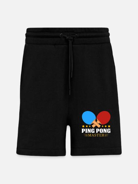 Ping-pong - Short bio décontracté fabriqué en UE - SOLID BLACK