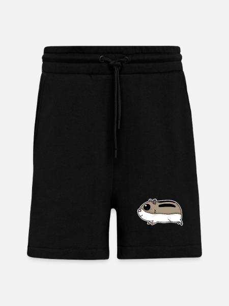 Hamster mignon - Short bio décontracté fabriqué en UE - SOLID BLACK