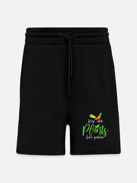 Vegan - Shorts - made by SPREAD - SOLID BLACK